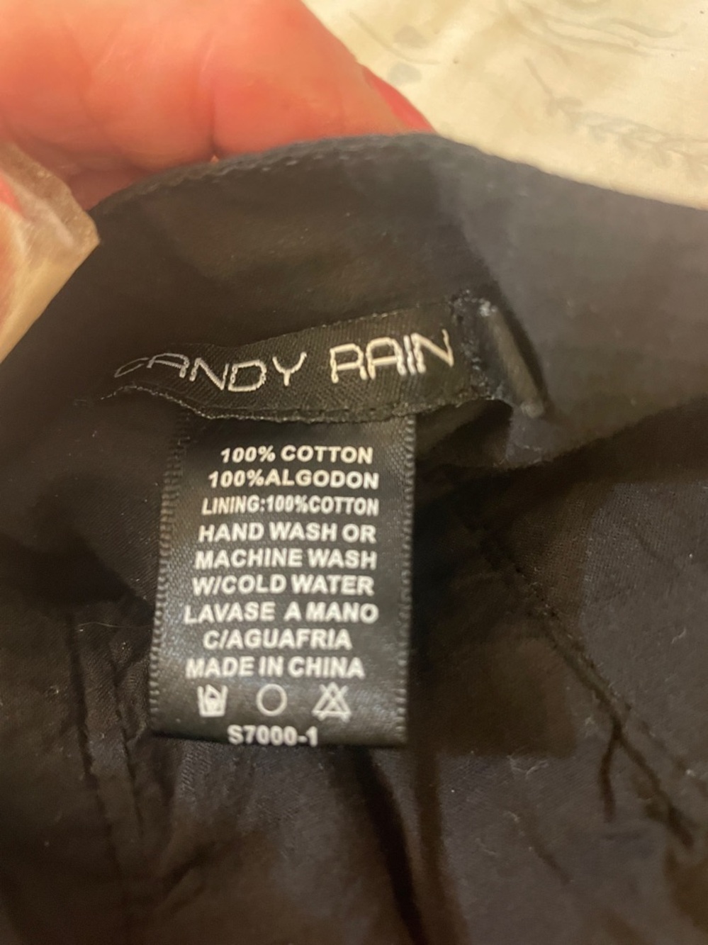 Candy Rain Black Embroidered Skirt - Women Size M, Waist 30”, Length 19” cotton - Picture 8 of 8